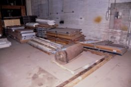 Lot - Building Materials, Frames, Doors, Steel Studs and Plywood on (11) Pallets