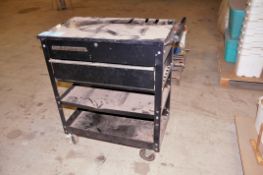 U.S. General Single Drawer Flip-Top Tool Cart