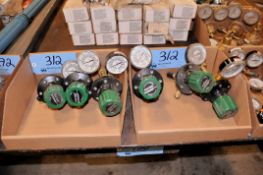 Lot - (6) Victor Edge Series 200-Psi Regulators in (2) Boxes