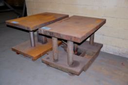 Lot - (2) 30 in. x 48 in. Heavy Duty Die Carts