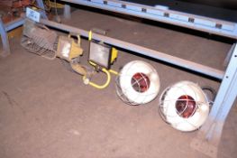Lot - Various Lights Under (2) Benches