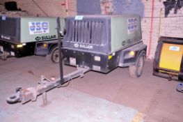 2007 Sullair Series 185 Portable Diesel Rotary Screw Air Compressor