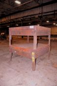 Lot - (2) 60 in. Long x 60 in. Wide x 36 in. High Acorn Welding Tables