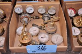 Lot - (4) Welding Regulators in (1) Box