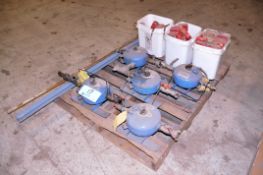 Lot - Air Pressure Tanks and Felling Wedges on (1) Pallet