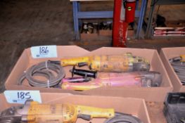 Lot - (2) DeWalt Model D28499X 7 in./9 in. Electric Angle Grinders in (1) Box; 5.3-HP, 6,000-RPM