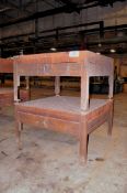 Lot - (2) 60 in. Long x 60 in. Wide x 36 in. High Acorn Welding Tables