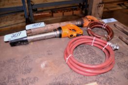 Lot - (2) Pneumatic Chipping Hammers
