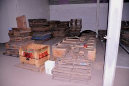 Lot - Wood Pallets and Crates