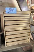 8-Drawer Pin Gage Cabinet with 0.061