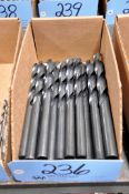 Lot - Straight Shank Drills in (1) Box
