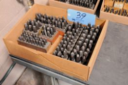 Lot - Steel Hand Stamp Sets in (1) Box