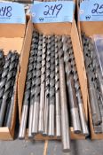 Lot - Straight Shank Drills in (1) Box