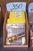 Lot - Packaged End Mills in (1) Box