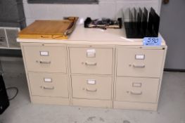 Lot - (6) 2-Drawer Legal Size File Cabinets (Located in 2nd Building)