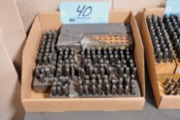 Lot - Steel Hand Stamp Sets in (1) Box