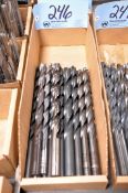 Lot - Straight Shank Drills in (1) Box