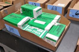 Lot - Precision Brand Steel Shim Rolls in (1) Box