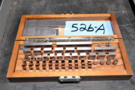 Brown & Sharpe Gage Block Set with Extra Blocks and Case