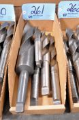 Lot - Tapered Shank Drills in (1) Box