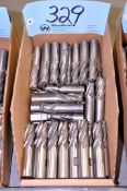 Lot - 4-Flute End Mills in (1) Box