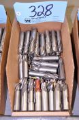 Lot - 4-Flute End Mills in (1) Box