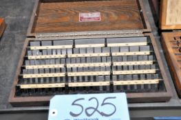 1990 Webber Model RS81A1 Grade 2 Steel 81-Piece Gage Block Set with Case