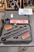 Dorian TPBN Medium Boring Bar Set with Inserts and Case