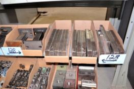 Lot - Large Hold Down Clamps with (2) Risers in (4) Boxes