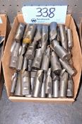 Lot - 2-Flute End Mills in (1) Box