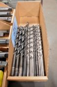 Lot - Straight Shank Drills in (1) Box