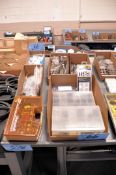 Lot - Hardware Service Kits, Springs, Ejector Pins, and Dowel Pins in (6) Boxes