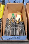 Lot - Straight Shank and Tapered Shank Drills in (2) Boxes