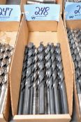 Lot - Straight Shank Drills in (1) Box