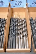 Lot - Straight Shank Drills in (1) Box