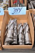 Lot - Large 4-Flute End Mills in (1) Box