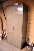 Lot - Electrical Hardware, Pipe Fittings and Parts with (2) 2-Door Supply Cabinets (Located on Loft)