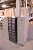 Lot - (3) 10-Drawer Organizer Cabinets