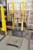 Approx. 1,000-lb. Capacity Manual Walk Behind Foot Operated Die Lift Cart