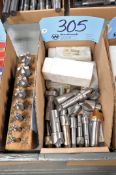 Lot - Corner Rounding End Mills in (1) Box and (1) Stand