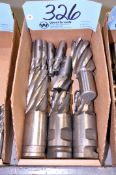Lot - Large Roughing End Mills in (1) Box