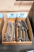 Lot - Open End Wrenches in (2) Boxes