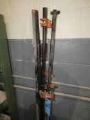 Lot - (5) Pipe Clamps
