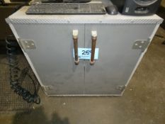 Metal Cabinet with Contents