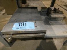 Lot - (1) Linear Actuator, (1) Shars Steel Sine Vice and (2) Sine Plates