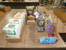 Lof - Assorted Hardware in (4) Boxes, Includes Hex Nuts, Hex Bolts, Framing Nails, Etc.