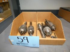 Lot - (6) Drill Chucks, Jacobs 14N, Jacobs 33 Taper, Albrect 3-lb, Supreme 3T, Unknown 84S-6A