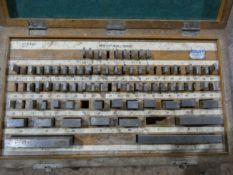 Lot - Gage Blocks, .1001-4 Serial 84654