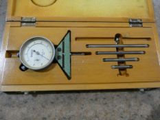 Lot - Baker Dial Depth Gauge Type 158/1B .001