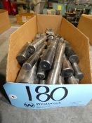 Lot - (1) Box of Various Collet Chucks and End Mills